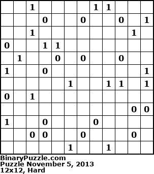 Binary Puzzle