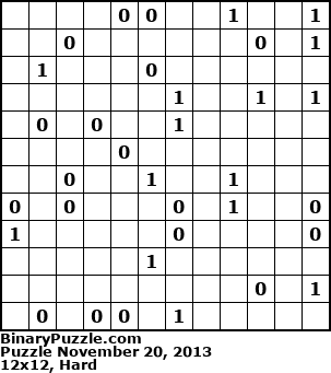Binary Puzzle