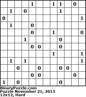 Binary Puzzle