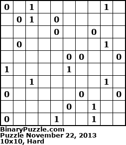 Binary Puzzle