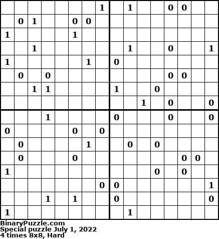 Binary Puzzle