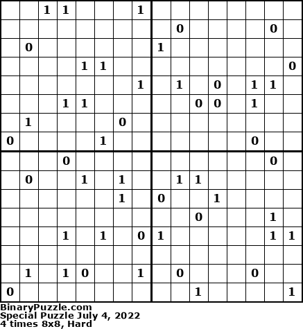 Binary Puzzle