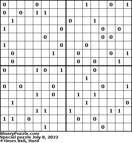Binary Puzzle
