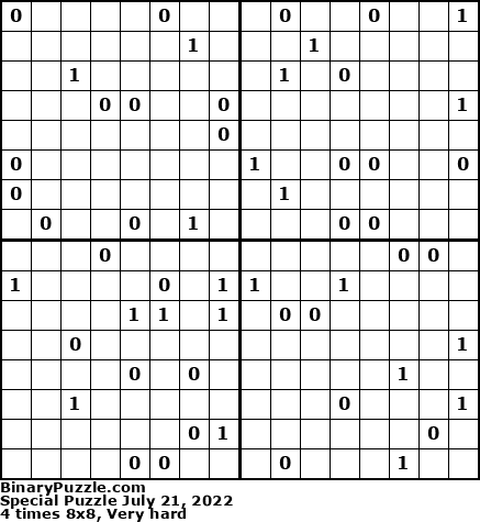 Binary Puzzle