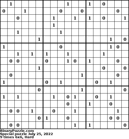 Binary Puzzle