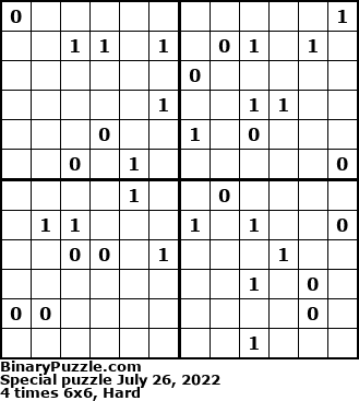 Binary Puzzle