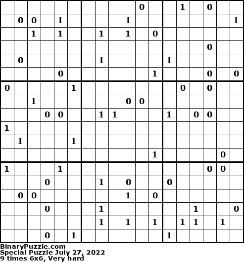 Binary Puzzle