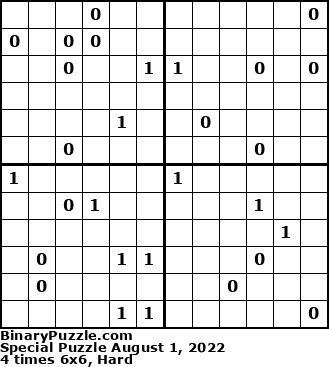 Binary Puzzle