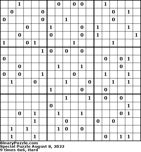 Binary Puzzle