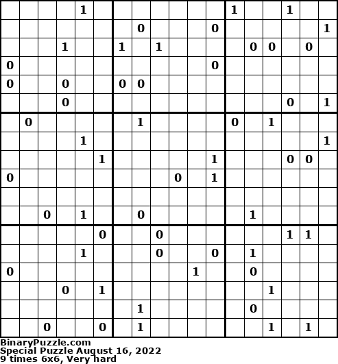 Binary Puzzle