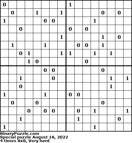 Binary Puzzle