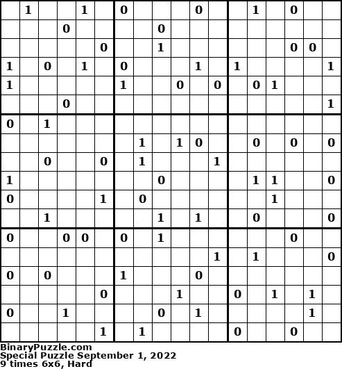 Binary Puzzle