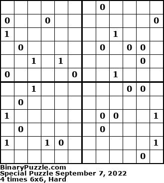 Binary Puzzle