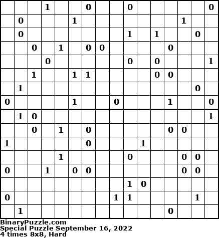 Binary Puzzle