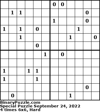 Binary Puzzle