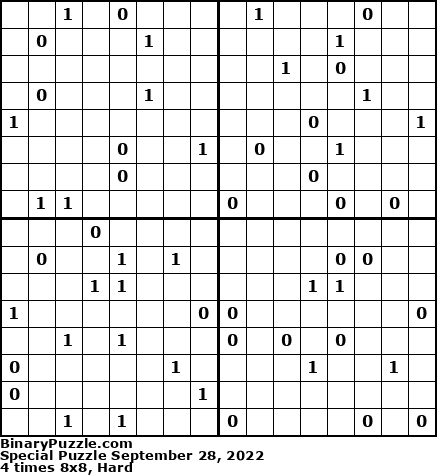 Binary Puzzle