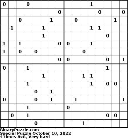 Binary Puzzle