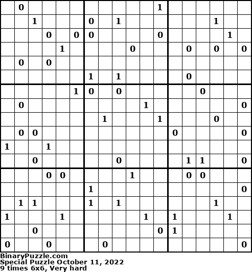 Binary Puzzle