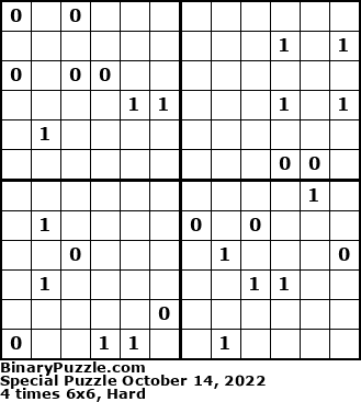 Binary Puzzle