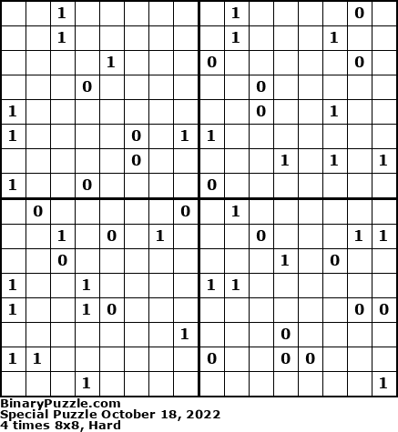 Binary Puzzle