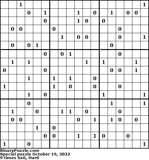 Binary Puzzle