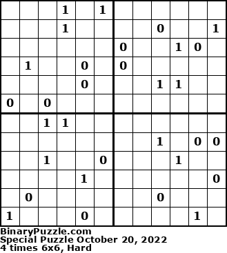 Binary Puzzle