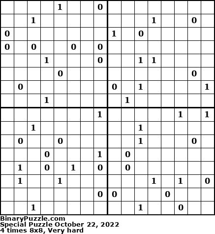 Binary Puzzle