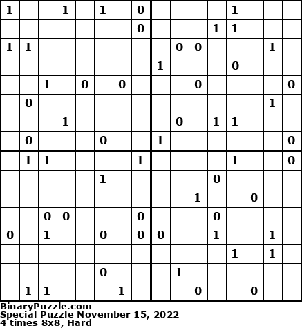 Binary Puzzle