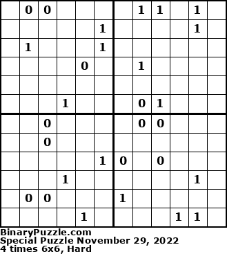 Binary Puzzle