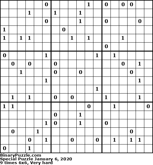 Binary Puzzle