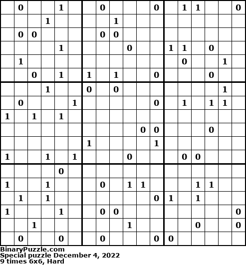 Binary Puzzle