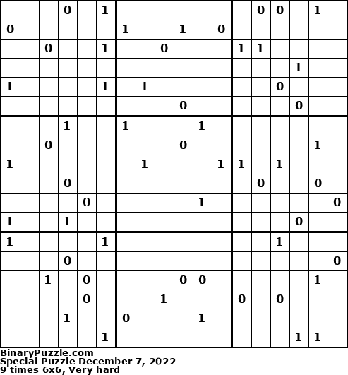 Binary Puzzle