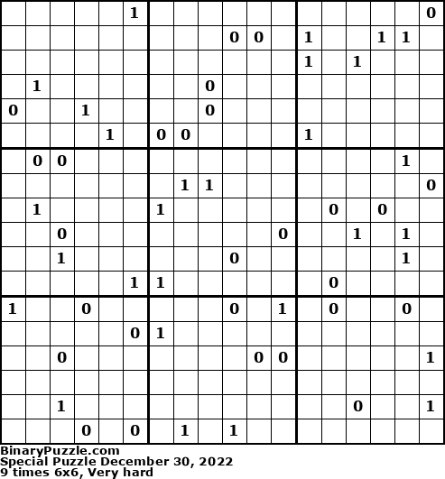 Binary Puzzle
