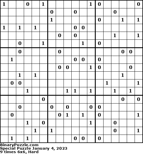 Binary Puzzle