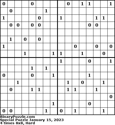 Binary Puzzle