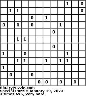 Binary Puzzle