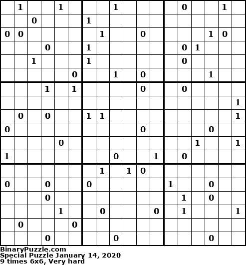 Binary Puzzle