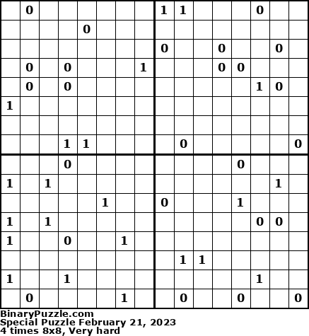 Binary Puzzle