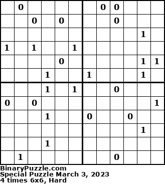 Binary Puzzle