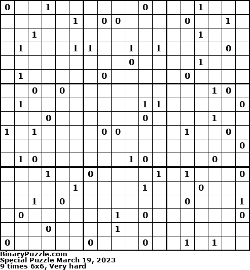 Binary Puzzle