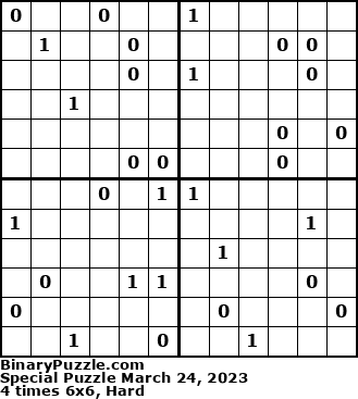 Binary Puzzle