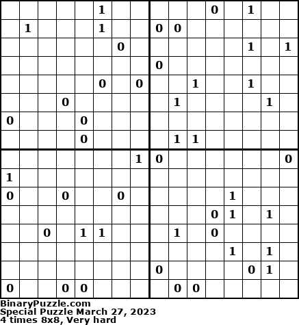 Binary Puzzle