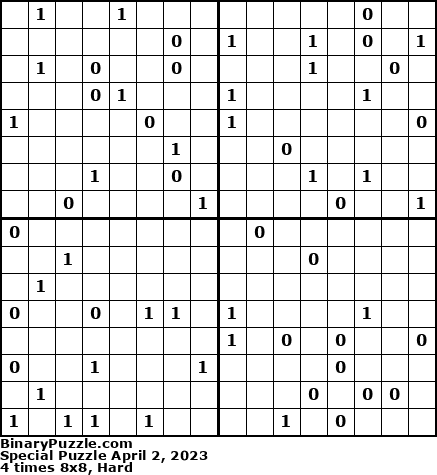 Binary Puzzle