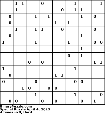 Binary Puzzle