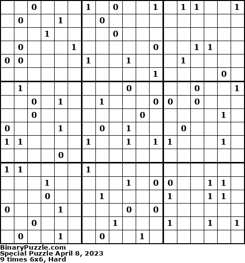 Binary Puzzle