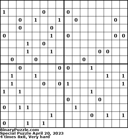 Binary Puzzle
