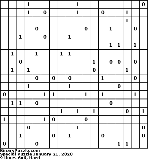 Binary Puzzle