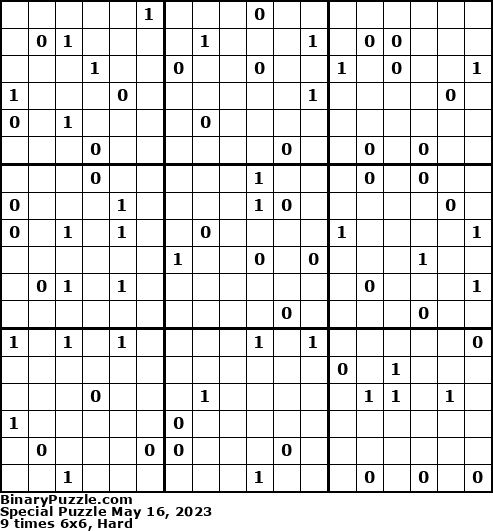 Binary Puzzle