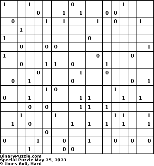 Binary Puzzle