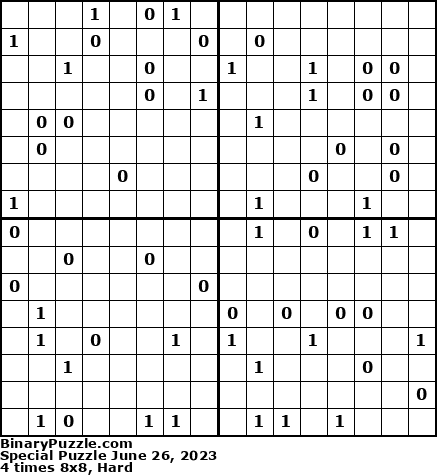 Binary Puzzle